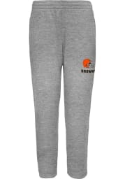 Cleveland Browns Youth Grey Essential Poly Track Pants