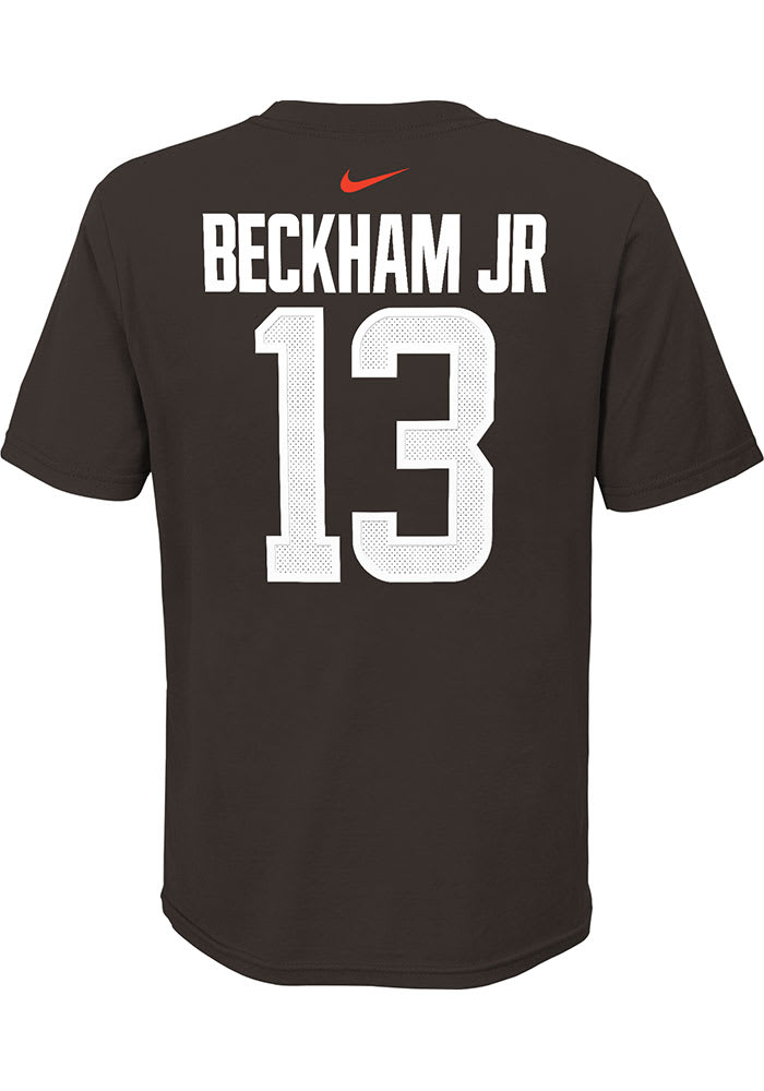 Youth Odell Beckham Jr. Orange Cleveland Browns Mainliner Player Name &  Number T-Shirt