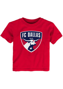 FC Dallas Toddler Red Primary Logo Short Sleeve T-Shirt