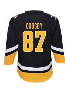 Sidney Crosby  Pittsburgh Penguins Boys Black Replica Third Hockey Jersey