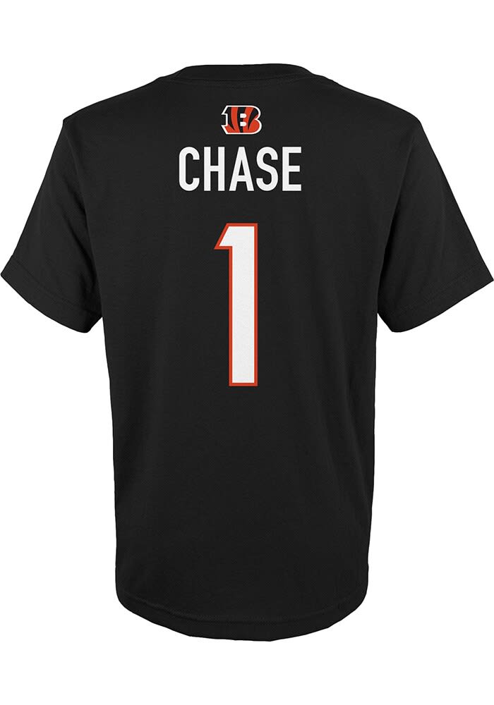 Ja'Marr Chase Cincinnati Bengals Youth Black NN Player Tee