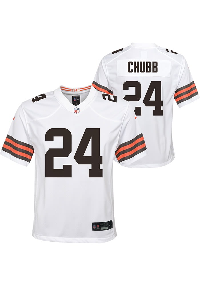 White Youth Amari Cooper Cleveland Browns Game Jersey