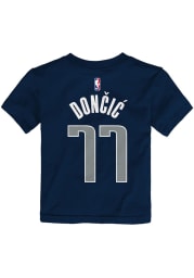 Luka Doncic Dallas Mavericks Toddler Navy Blue Name Number Short Sleeve Player T Shirt