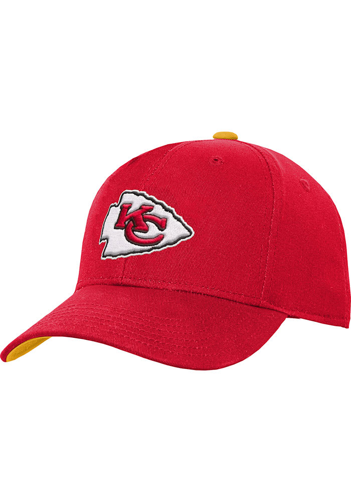 Kansas City Chiefs Red Precurved Snap Youth Adjustable Hat