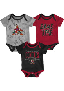 Arizona Coyotes Baby Black Game Time One Piece