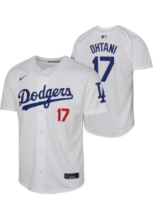 Shohei Ohtani  Nike Los Angeles Dodgers Youth White Home Limited Jersey