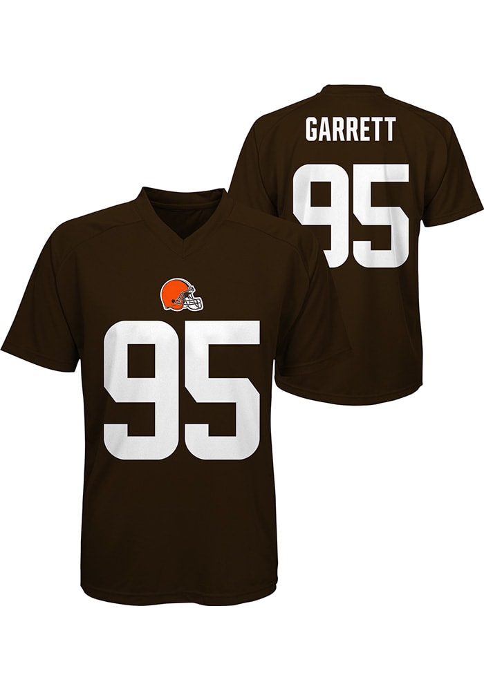Nike Cleveland Browns No95 Myles Garrett Brown Team Color Youth Stitched NFL Vapor Untouchable Limited Jersey