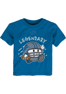 Detroit Lions Toddler Blue The Legend Short Sleeve T-Shirt