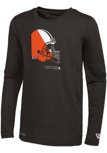 Cleveland Browns Brown SECTIONS Long Sleeve T-Shirt