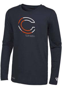 Chicago Bears Navy Blue SECTIONS Long Sleeve T-Shirt
