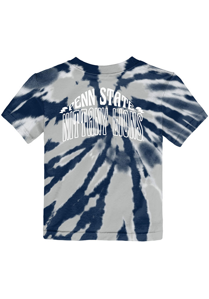 Penn State Nittany Lions Toddler Navy Blue Pennant Tie Dye Short Sleeve T-Shirt