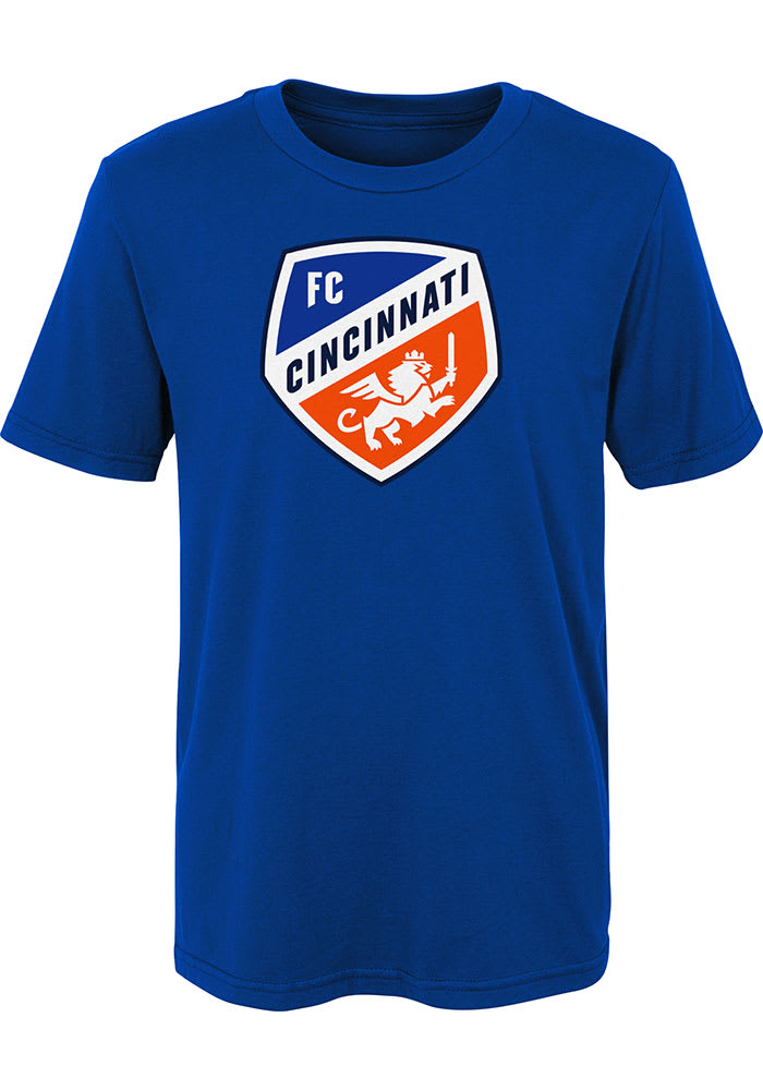 FC Cincinnati Boys Blue Primary Logo Short Sleeve T-Shirt