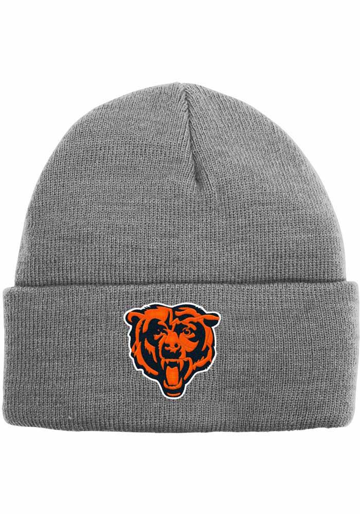 Youth New Era Black Chicago Bears Social Justice Cuffed Knit Hat