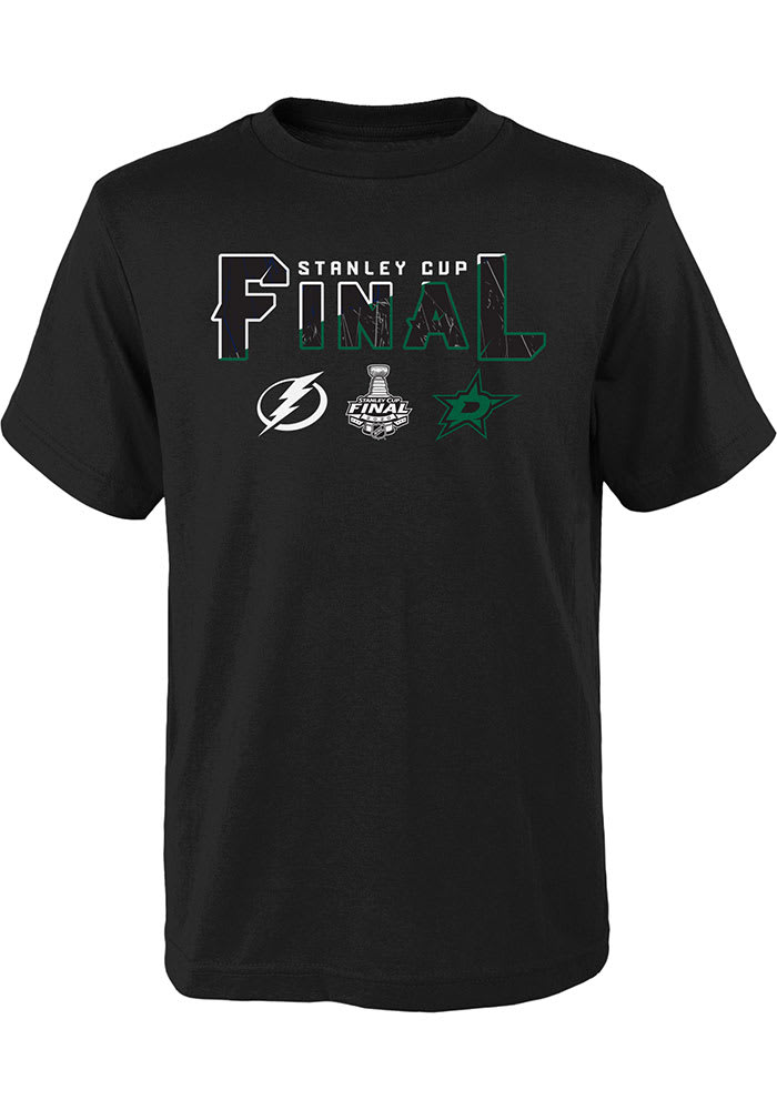 Dallas Stars Youth Black 2020 Stanley Cup Final Participant Short Sleeve T-Shirt