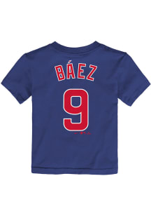 Javier Baez Chicago Cubs Infant NN Short Sleeve T-Shirt Blue