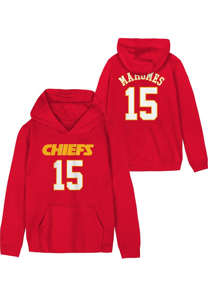 New Patrick Mahomes Kansas City Chiefs 15 Hoodie Jersey Red Hooded  Sweatshirt