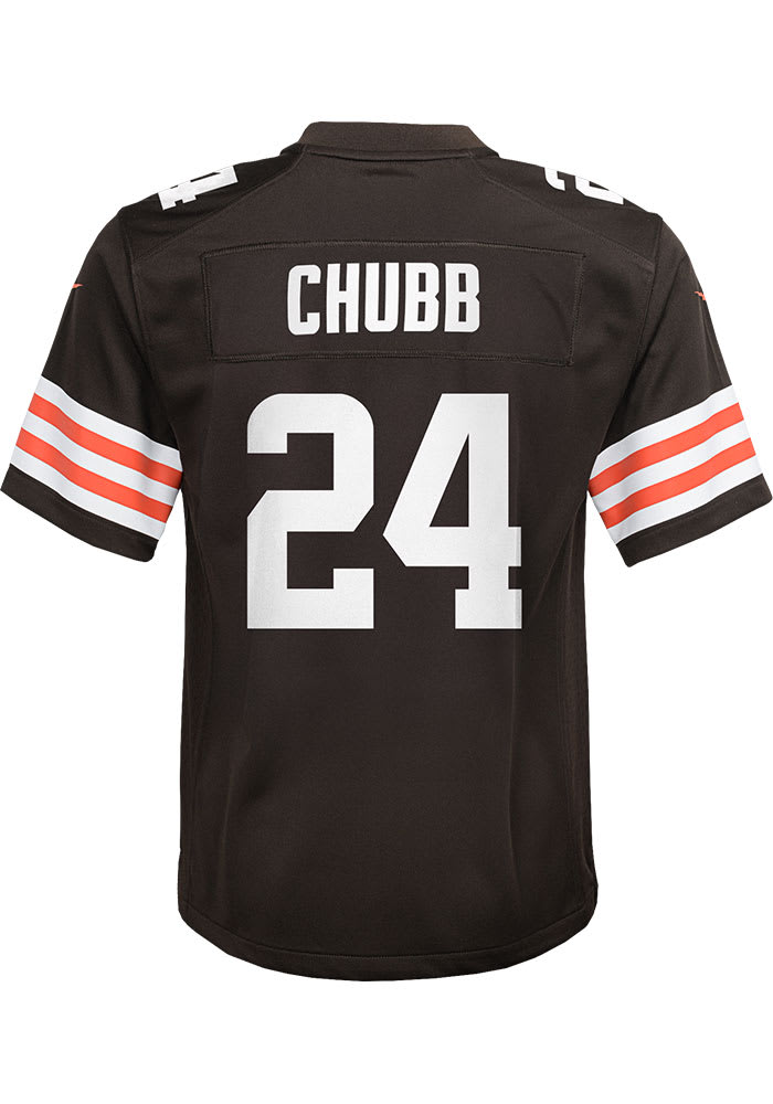 Nick Chubb Cleveland Browns Youth Brown Nike Home Football Jersey