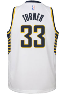 Myles Turner  Nike Indiana Pacers Youth Association White Basketball Jersey