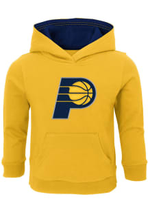 Indiana Pacers Youth Gold Prime Long Sleeve Hoodie