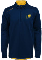 Indiana Pacers Boys Navy Blue Unlock Long Sleeve 1/4 Zip Pullover