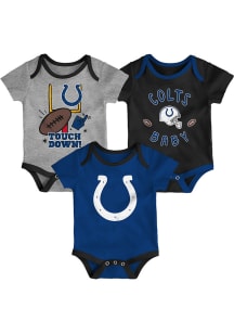 Indianapolis Colts Baby Blue Champ 3 PK One Piece