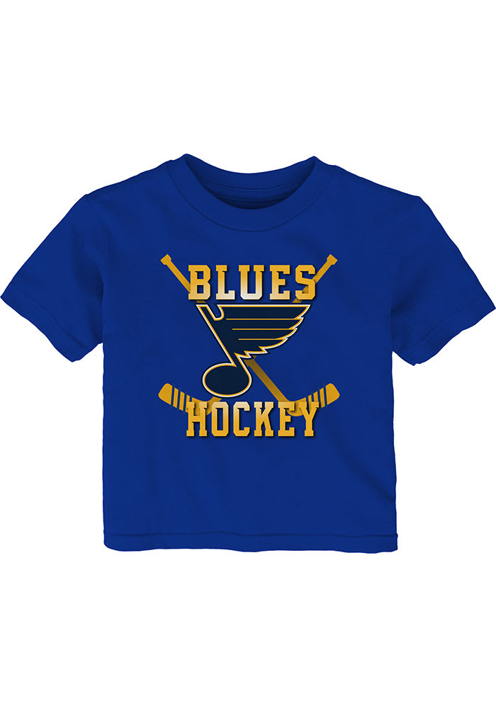 St Louis Blues Infant Classic Sticks Short Sleeve T-Shirt Blue