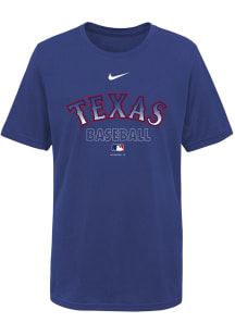 Nike Texas Rangers Youth Blue Legend Short Sleeve T-Shirt