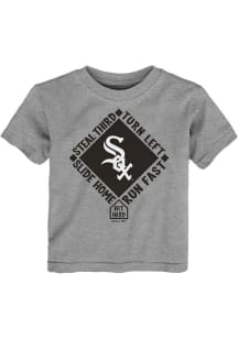 Chicago White Sox Infant Hit and Run Short Sleeve T-Shirt Grey