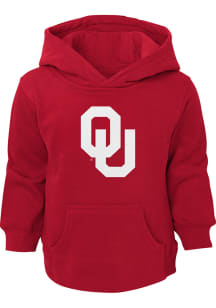 Oklahoma Sooners Toddler Cardinal No 1 Long Sleeve Hooded Sweatshirt