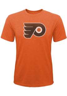 Philadelphia Flyers Youth Orange Logotone Short Sleeve Fashion T-Shirt
