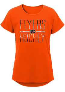 Philadelphia Flyers Girls Orange Glory Short Sleeve Tee