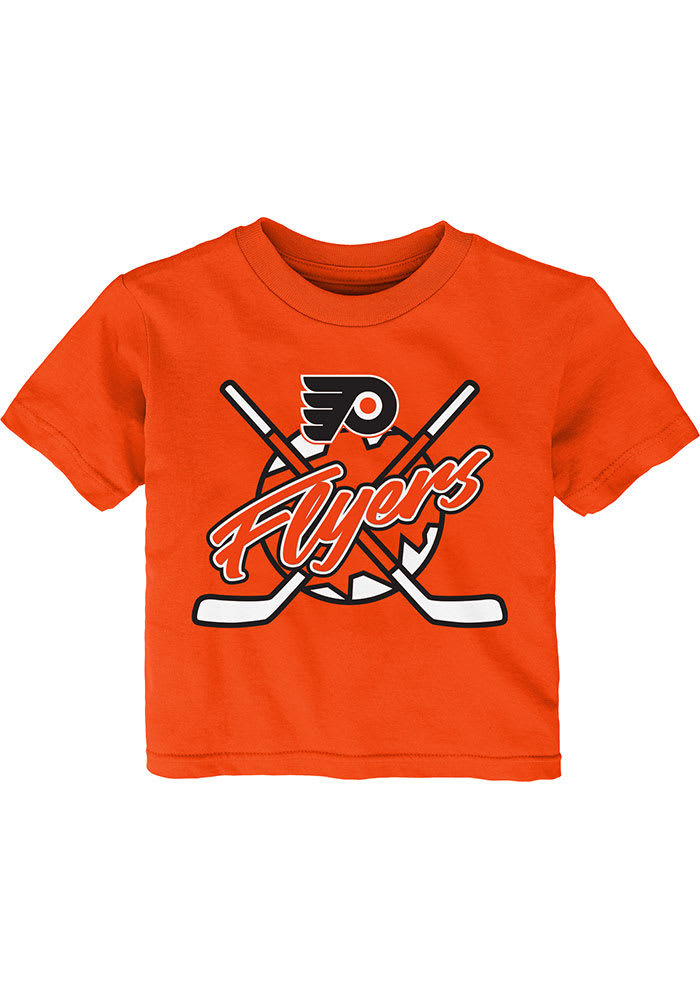 Philadelphia Flyers Infant Playtime Short Sleeve T-Shirt Orange