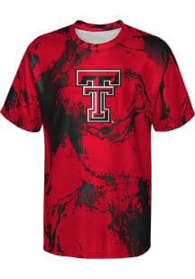 Texas Tech Red Raiders Youth Red In The Mix Short Sleeve T-Shirt