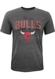 Chicago Bulls Youth Grey Couch Side Short Sleeve T-Shirt