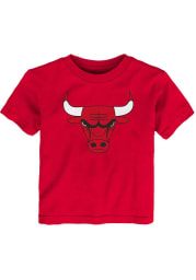 Chicago Bulls Toddler Red Primary Logo Short Sleeve T-Shirt