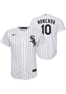 Yoan Moncada  Nike Chicago White Sox Youth White Home Jersey