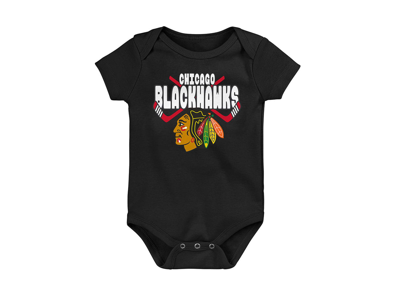Chicago Blackhawks Baby Outfits Infant One-Pieces T-Shirts
