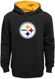 Pittsburgh Steelers Boys Black Prime Long Sleeve Hooded Sweatshirt