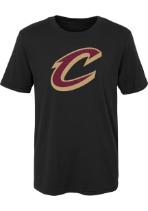 Cleveland Cavaliers Boys Black Primary Logo Short Sleeve T-Shirt