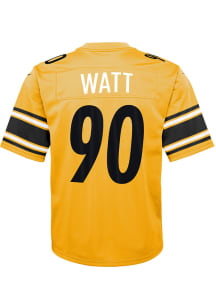 TJ Watt Pittsburgh Steelers Youth Gold Nike Inverted Football Jersey