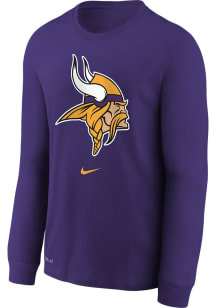 Nike Minnesota Vikings Youth Purple Nike Primary Logo Long Sleeve T-Shirt