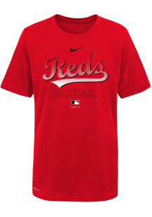 Nike Cincinnati Reds Youth Red Legend Short Sleeve T-Shirt