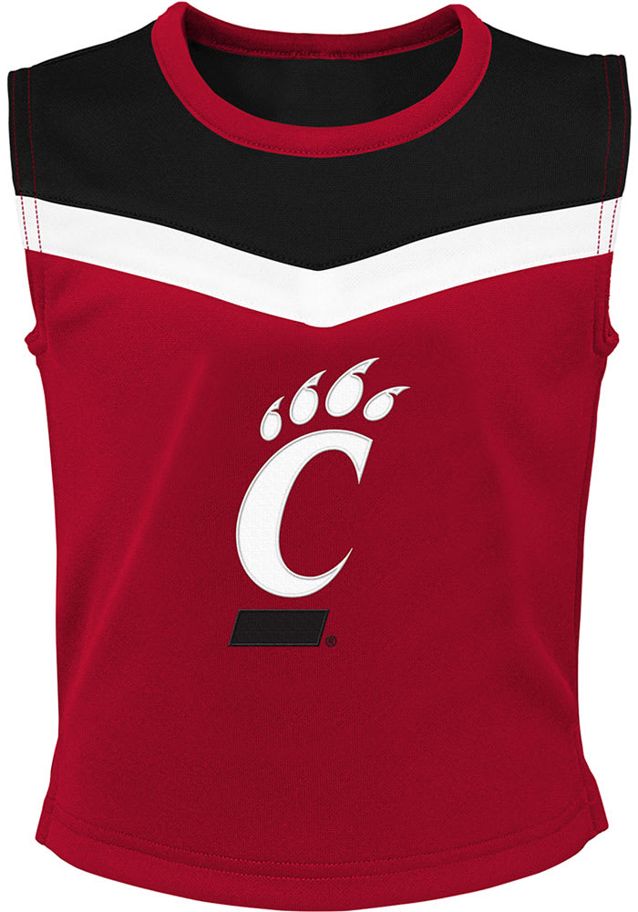 Cincinnati Bearcats Girls Red Spirit Cheer 2PC Set