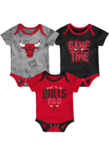 Chicago Bulls Baby Red Game Time One Piece