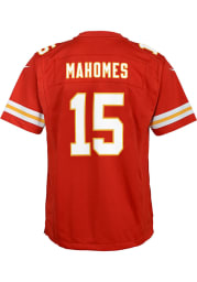 Patrick Mahomes Kansas City Chiefs Youth Red Nike Super Bowl LV Patch Football Jersey