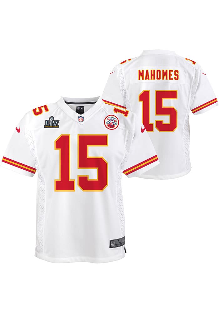 Youth Kansas City Chiefs Patrick Mahomes Nike Gray Super Bowl LVII