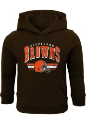 Cleveland Browns Toddler Brown MVP Long Sleeve Hooded Sweatshirt