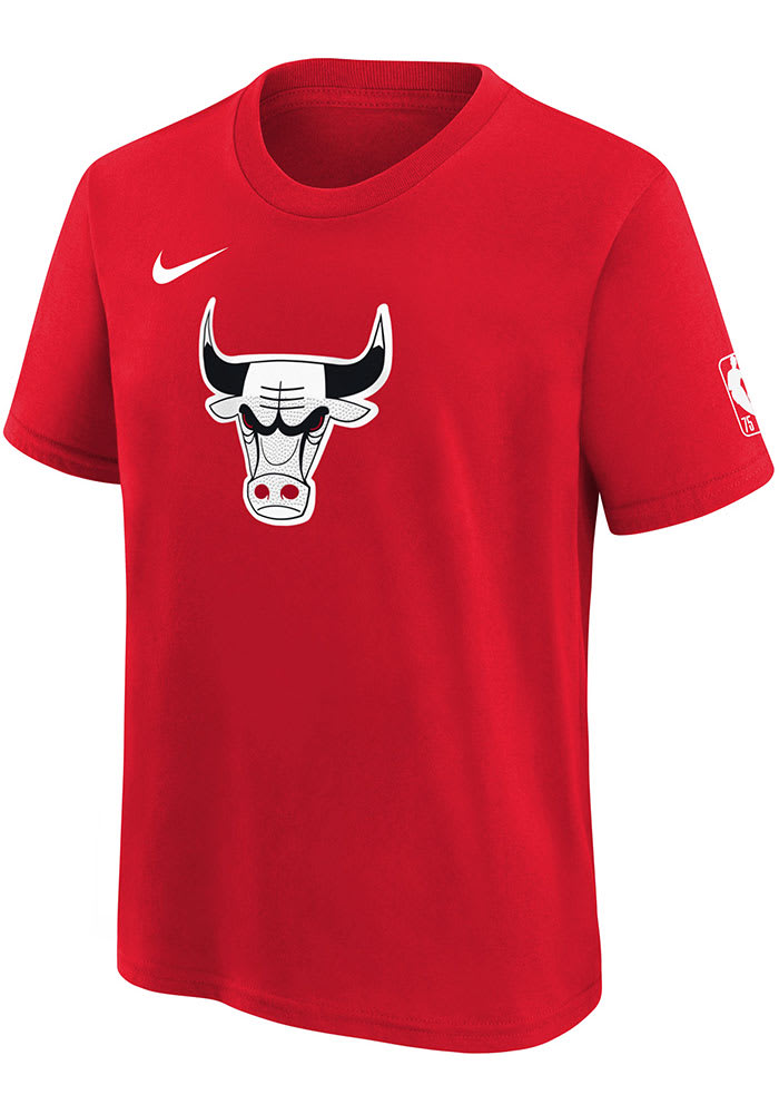 Nike Chicago Bulls Youth Red Mixtape Logo Short Sleeve T-Shirt