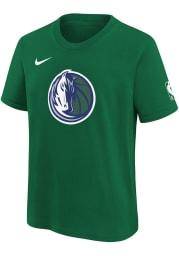 Nike Dallas Mavericks Youth Green Mixtape Logo Short Sleeve T-Shirt