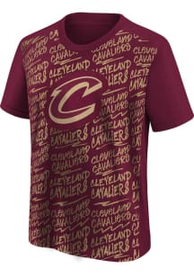 Cleveland Cavaliers Youth Maroon Exemplary Short Sleeve T-Shirt